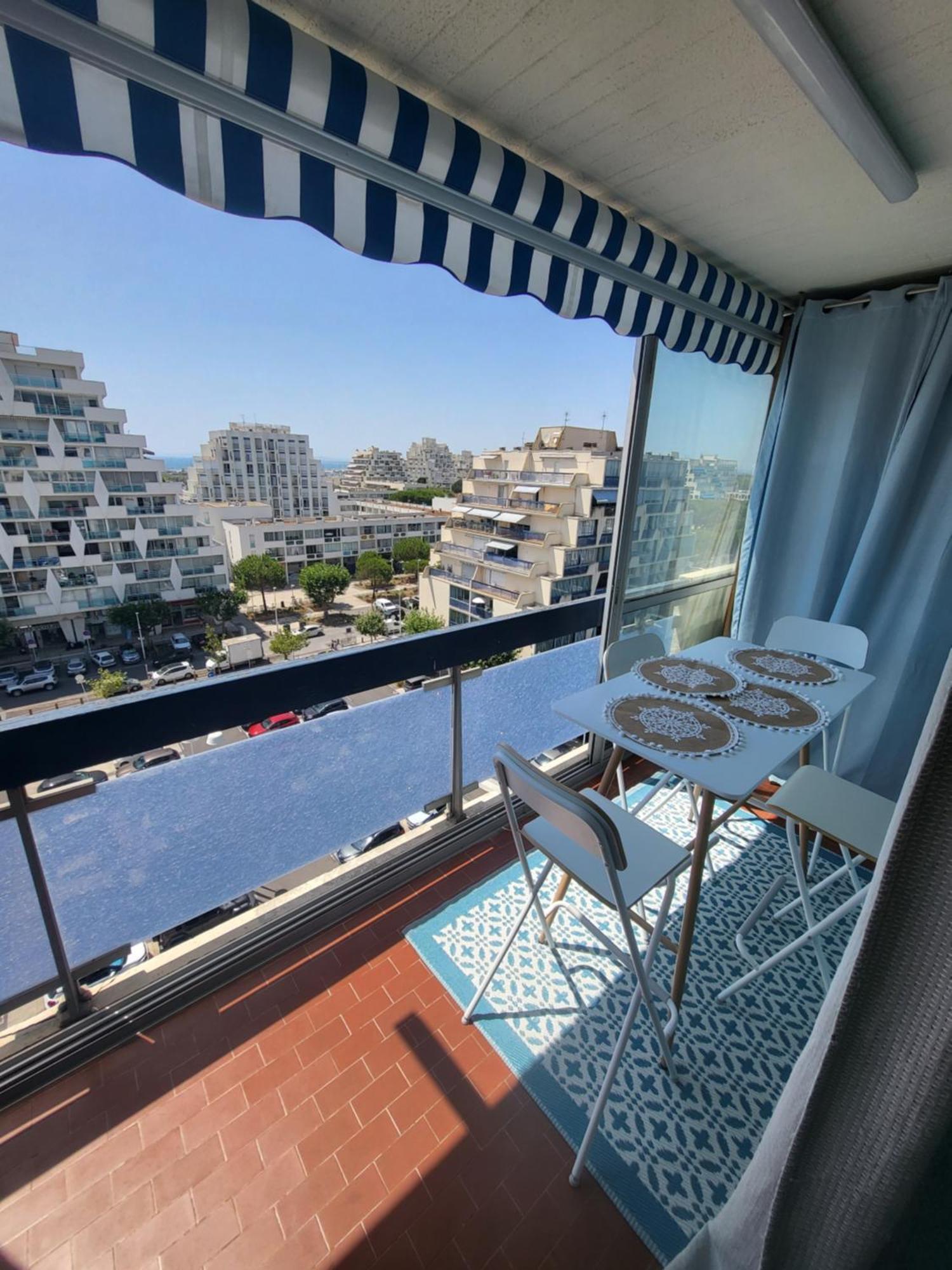 Appartement Lumineux Avec Vue Sur Mer A 50 M De La Plage Et Du Centre La Grande Motte Dış mekan fotoğraf